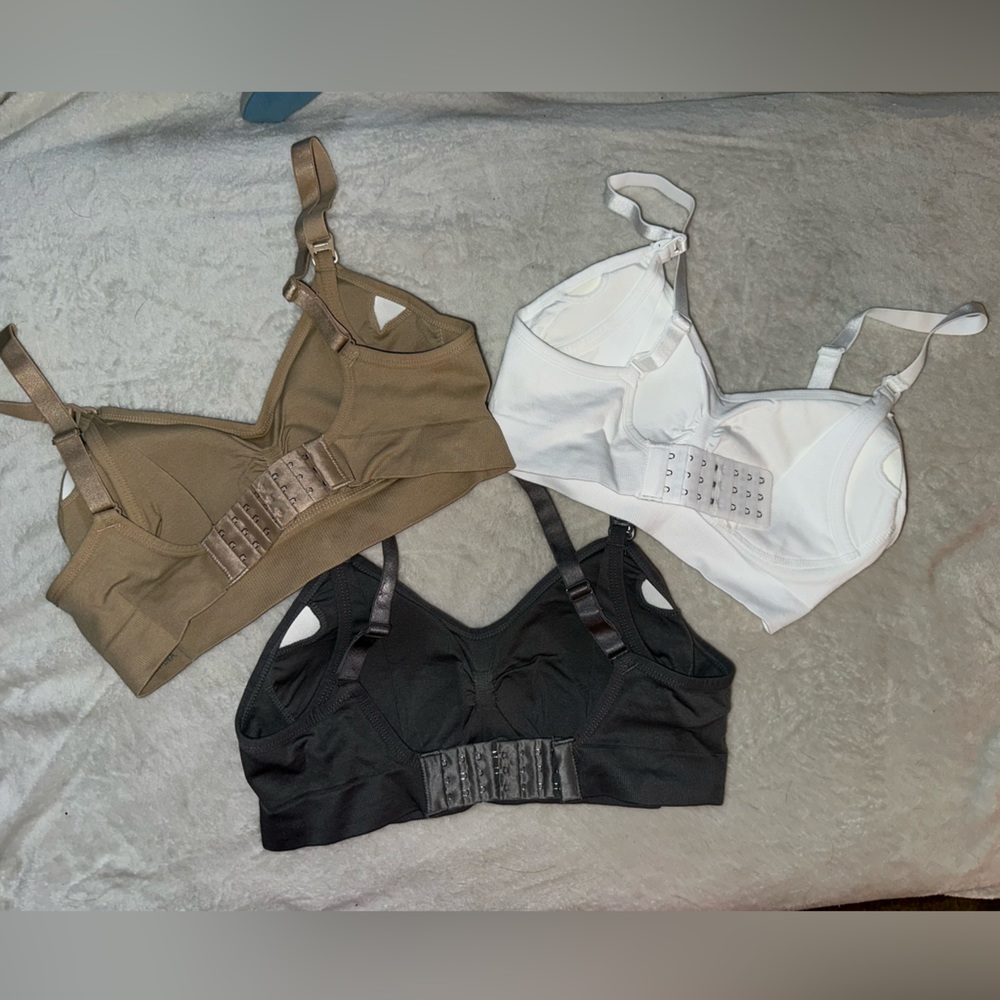 NWOT Nursing Bras bundle of 3